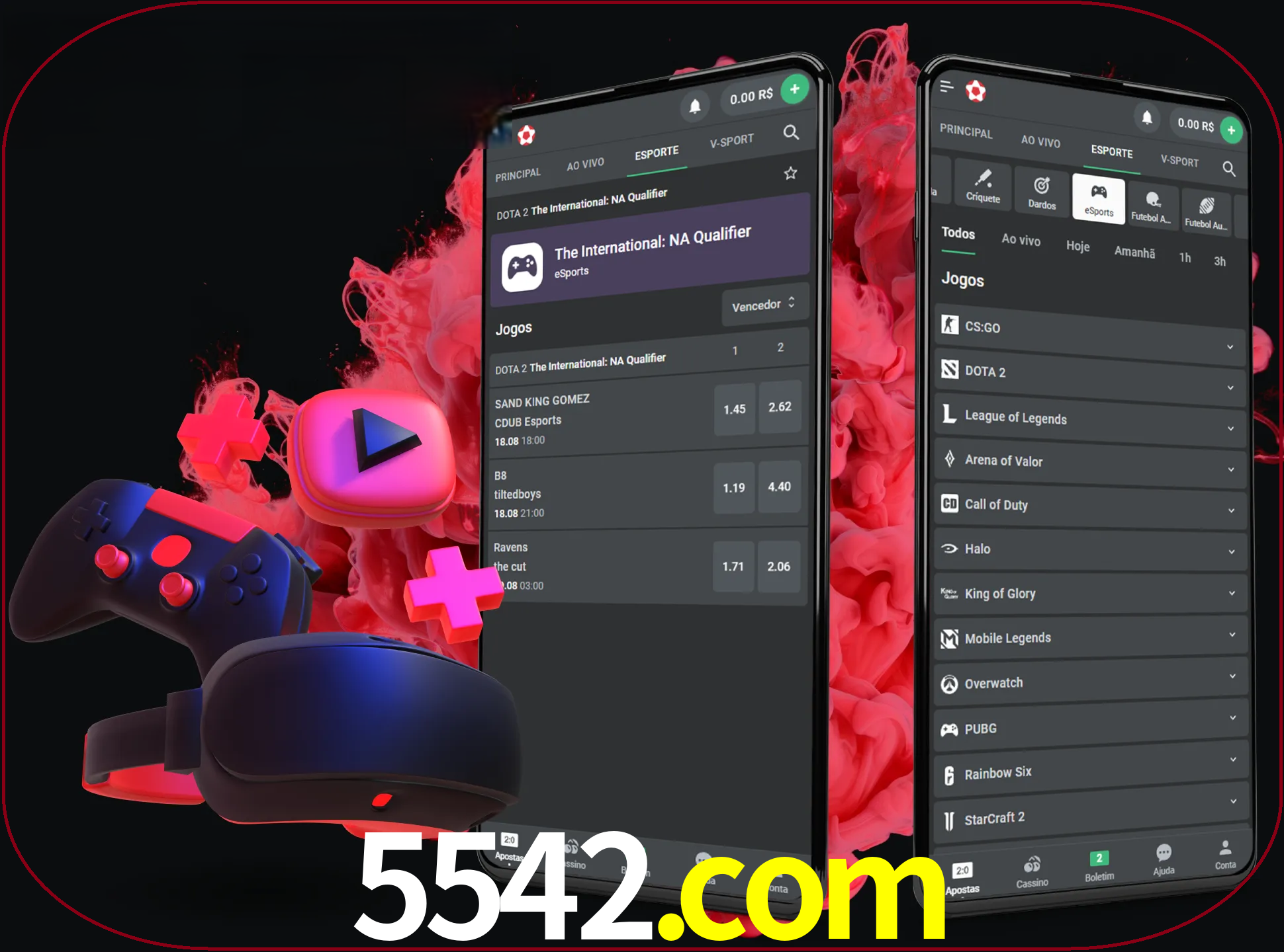 Para ter a aplicação móvel 5542 no seu smartphone, basta descarregar o ficheiro apk e seguir as instruções.