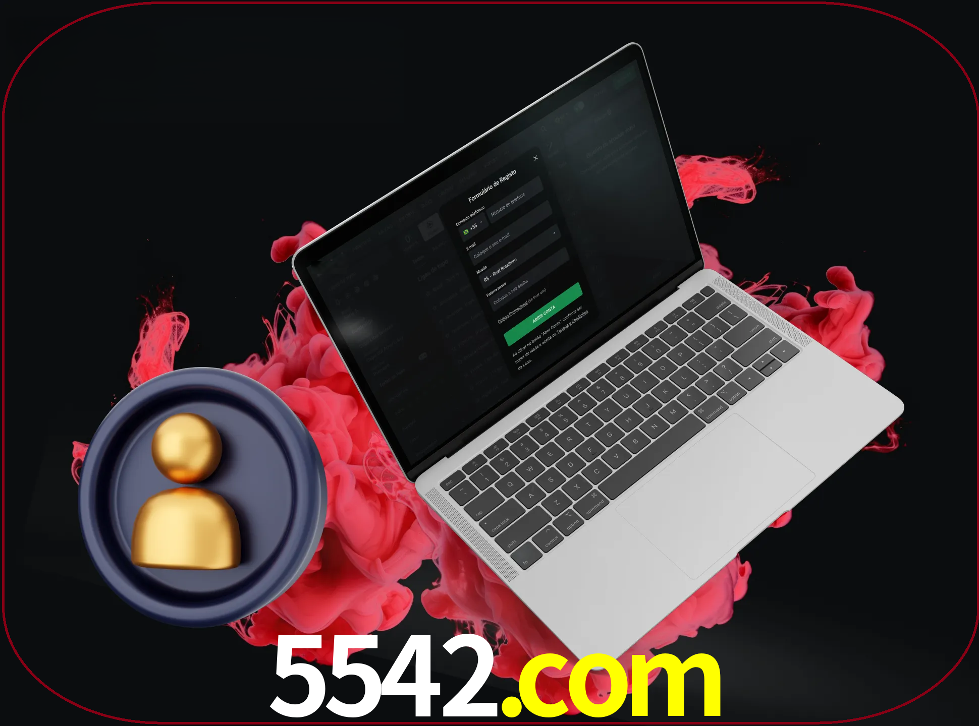 No cabeçalho do site 5542, clique no botão que o levará a um formulário especial onde terá de introduzir as suas informações actuais.